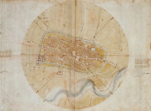 イモラの計画 作： Leonardo da Vinci